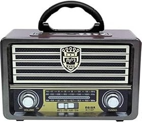 Resim Meier M-113BT Şarjlı Nostaljik Bluetooth Hoparlör Fm Radyo USB/SD/MP3 