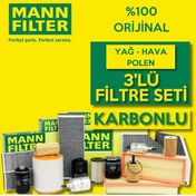 Resim Nissan Primera 1.6 Mann-Filter Filtre Bakım Seti 2003-2007 3K 553115447 