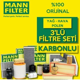 Resim Nissan Primera 1.6 Mann-Filter Filtre Bakım Seti 2003-2007 3K 553115447 