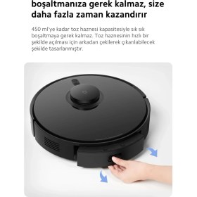 Resim Xiaomi 8000Pa Yüksek Emiş Gücü Performansı Wi-Fi Akıllı Kontrol Hepa Filtreli Premium Robot Süpürge ve Paspas, Halı Tanıma, Lidar Haritalandırma | Onerous Mutfak Tartısı 