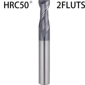 Resim 2Liyao D6XD6X50 HRC50 2fluts Kakarot Cnc Karbür Frezeler 2 3 4 Flüt Tungsten Makinesi Freze Kesici Aletler Metal Anahtar Koltuk Yüz Yönlendirici Bit HRC50 55 65 Değirmen (Yurt Dışından) 