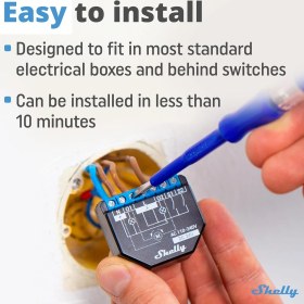 Resim Nikon Shelly Plus 2pm | Wi-Fi ve Bluetooth 2 Kanallı Akıllı Röle Anahtarı, Güç Ölçümlü | Ev Otomasyonu | P 