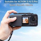 Resim DJI Osmo Action 5/4/3 Uyumlu Hızlı Çıkarma Montaj Kolu Dönüşüm Kiti, Manyetik Bağlantı, PC Malzeme, Pilsiz, Aksiyon Kameraları İçin, Aksesuarlar 
