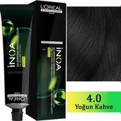 Resim Loreal Professionnel Inoa - Amonyaksız Saç Boyası No: 4.0 Yoğun Kahve 60g 