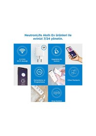 Resim Neutron Akıllı Wi-fi Tekli Akım Korumalı Priz Ntl-0011 