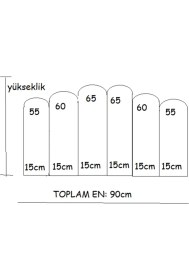 Resim Dukduk Store Yatak/baza BAŞLIĞI-90CMLİK/6 Adet Panel 