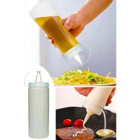 Resim Mediterian Şeffaf 400 ml Yağdanlık Seti, 2'li, Pratik ve şık tasarım, Beyaz renk 