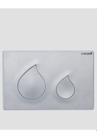 Resim Creavit Bloom Mat Krom Kaplama Kumanda Paneli Krom 