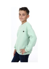 Resim Toontoy Kids Toontoy Erkek Çocuk Sweatshirt Mint Yeşili 