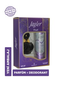 Resim Jagler Pearl Kadın Parfüm Seti ( Parfüm Edt 60 ml Deodorant 150 ml ) 