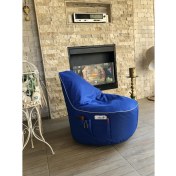 Resim Pufumo Golf Armut Koltuk Mavi 