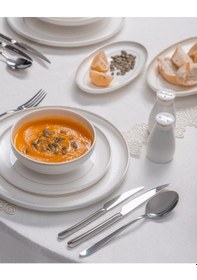 Resim Maxx Doria Sky Arctic 12 Kişilik 60 Parça Yemek Takımı Pa2043 Beyaz 