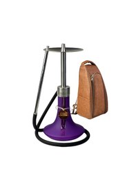 Resim Xros Purple Model Çantalı Çelik Nargile Takımı 
