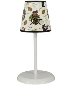 Resim Şenay Aydınlatma Çocuk Odası Konik Kumaş Küçük Abajur-Beyaz Korsa Diğer 