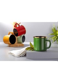 Resim Ty Bonera Emaye Kupa Bardak Yeşil 