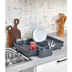 Resim Tekno Trust 36 x 46 Açılır Kapanır Sürgülü Bulaşıklık Antrasit Plastik Gri 