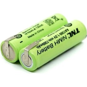 Resim Philips Traş Makinesi Uyumlu Aa 2.4V 1300MAH Şarjlı Kalem Pil 