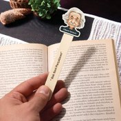 Resim Albert Einstein Esprili Çubuk Kitap Ayracı 