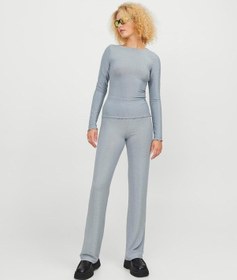 Resim Jjxx Rahat Kesim Yüksel Bel Gümüş Kadın Tayt Pantolon 12246575 Gümüş 