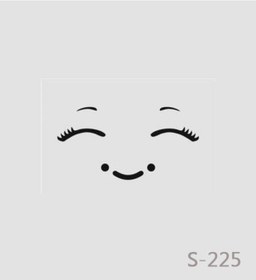 Resim Diğer Karışık Desenler Stencil Şablon 25X35 S-225 