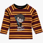 Resim Erkek Bebek Harry Potter Tişört Lisanslı Pamuklu  Bisiklet Yaka 