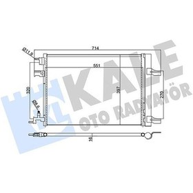 Resim Kale 391100 - Klima Kondenseri Radyatörü Astra J-zafıra C-cruze 