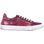 Resim Bueno Shoes Bordo Deri Kadın Spor Ayakkabı 01ws3203 