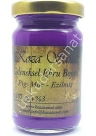Resim Koza Ezilmiş Ebru Boyası 105cc Pigment Mor 