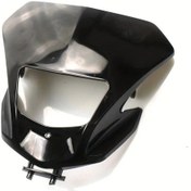 Resim Hightower Honda Xr250 Xr400 Abs Ön Far Koruyucu Kapak - Siyah, Dayanıklı, Aerodinamik, Kolay Montaj 