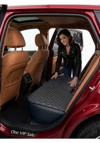 Resim One Vıp Sale Chrysler Grand Voyager Ön Ve Arka Takım Koltuk Minderi Kılıf Siyah Suni Deri Sarı Dikişli Model:onevipsaleminder2923 