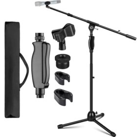 Resim Larkin MS1337 Premium Mikrofon Standı - Taşıma Çantalı 