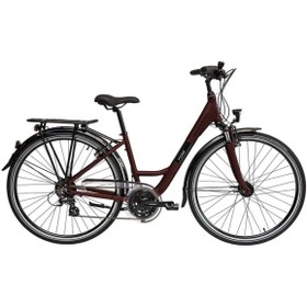 Resim Peugeot T03 D7 Kadın Şehir Bisikleti 470h V 28 Jant 21 Vites Bordo 