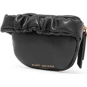 Resim Kurt Geiger Kensington Drench Deri Bileklikli Cüzdan 20x12 Cm Şık Ve Fonksiyonel Tasarım Siyah 