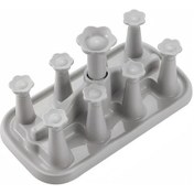 Resim Willowhaven Plastik Bardak Tutucu Gri Mutfak Tezgahı Organizatörü Gri 