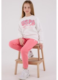 Resim U.S. Polo Assn. U.s. Polo Assn Kız Çocuk Beyaz Eşofman Takımı Us2315-c-v1 Beyaz 