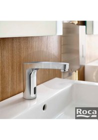 Resim Roca L70 Fotoselli Lavabo Bataryası - Krom / Ön Karıştırıcılı /dört Adet 1,5 V Lr6 Aa Alkalin Pil İle Çalışır A5a5a09c00 Parlak Krom 