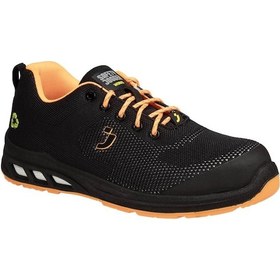 Resim Safety Jogger Ecofitz S1p Low S1p Sr Esd Cı Fo Orng İş Güvenlik Ayakkabısı Siyah Turuncu 