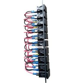 Resim Tekne Ve Karavan Otomatik Sigorta Paneli. 10'lu Antrasit 