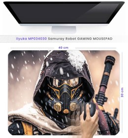 Resim 40x30cm Gaming Oyuncu Mousepad Samuray Robot Mp034030 