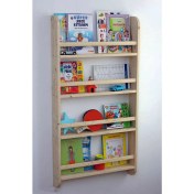 Resim İhlas Montessori Kitaplık Çocuk Odası Eğitici Kitaplık Ahşap Bebek Çocuk Odası Montessori Ahşap Duvar Rafı 