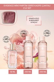 Resim Yves Rocher Evidence Mini Parfüm Serisi Kadife Çantalı 3’lü Set-9916920 