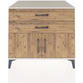 Resim Kronos Şifonyer Tek Raflı 2 Çekmeceli 2 Kapaklı 88x59x80 Ayta... Aytaşı 