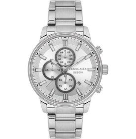 Resim Frank Alex Gümüş Çelik Kordon Erkek Kol Saati L-07254m.01 Gümüş 