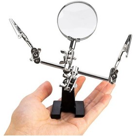 Resim Mg 08 Mercekli Havya Sehpası Havya Standı Zd-10d 