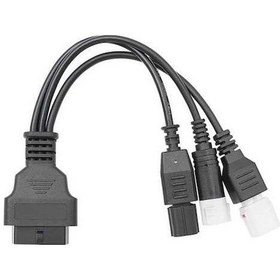 Resim Ganzhoushop Yurt Teşhis Obd2 Obd Motosiklet Kablosu Kablosu In1 Fiş Dışından Canbus Bağlantı Adaptörü A 6pin 3pin/4pin 3 Og A 