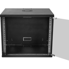 Resim Duvar Tipi Soft Serisi Network Server Kabinet, 600MM Derinlik, Server Rack Kabinet Muhafazası, 4mm Temperli Darbelere Karşı Dayanıklı Ön Cam Panel, It Ekipmanları Muhafaza Kabini 