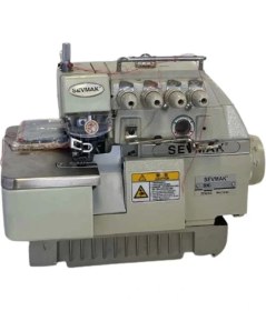 Resim Sevmak SK-757D 5 Iplik Kafadan Motorlu Overlok Makinası - Siruba Tipi 