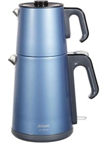Resim Genel Markalar PRStoRe AR3080-O Çay Sefası Çay Makinesi, 1.8 Litre, Mavi StorePR 1063348 