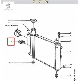 Resim Su Seviye Sensörü Peugeot 1306.47 