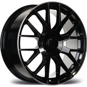 Resim EMR-19162-11 8.0x19"-5x112 ET38 66.6 Matt Black Lip Diamond Jant (4 Adet) 